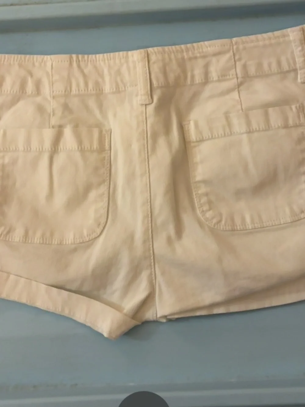 Women’s White Casual Cotton Chino Shorts🌼